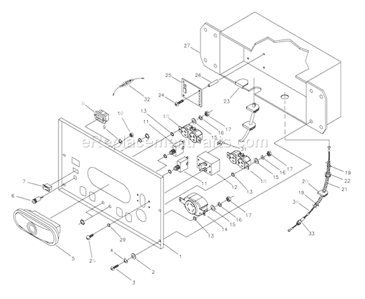 Page A Diagram and Parts List for 1678-0  Briggs and Stratton Generator